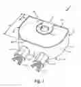 Fig. 02 - High frequency accelerometer housing including circuit board disposed directly above support pad