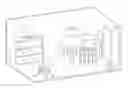 Fig. 01 - Vehicle that moves automatically within an environment as well as a system with a vehicle and an external illuminating device