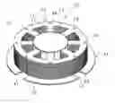 Fig. 01 - Laminated core and method for manufacturing same