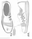 Fig. 23 - Athletic shoe outsole with grip and glide tread pattern