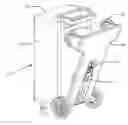Fig. 01 - Rollable personal container transport device with rotating platform