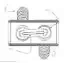 Fig. 01 - Bi-directional fixating/locking transvertebral body screw/intervertebral cage stand-alone constructs having a central screw locking lever, and pliers and devices for spinal fusion
