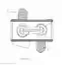 Fig. 02 - Bi-directional fixating/locking transvertebral body screw/intervertebral cage stand-alone constructs having a central screw locking lever, and pliers and devices for spinal fusion