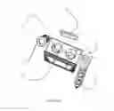 Fig. 06 - Bi-directional fixating/locking transvertebral body screw/intervertebral cage stand-alone constructs having a central screw locking lever, and pliers and devices for spinal fusion