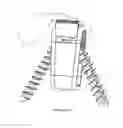 Fig. 15 - Bi-directional fixating/locking transvertebral body screw/intervertebral cage stand-alone constructs having a central screw locking lever, and pliers and devices for spinal fusion