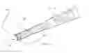 Fig. 34 - Bi-directional fixating/locking transvertebral body screw/intervertebral cage stand-alone constructs having a central screw locking lever, and pliers and devices for spinal fusion