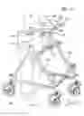 Fig. 15 - Collapsible upright wheeled walker apparatus