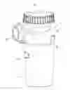 Fig. 01 - Nebulizer with press-type medicine cup
