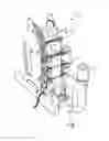 Fig. 02 - Filling machine and a method for filling a package of a web of packaging material with a food product