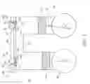 Fig. 08 - Internal combustion engine with paired, parallel, offset pistons