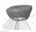 Fig. 01 - Lighting module comprising a mask using non uniform designs