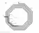 Fig. 01 - Asymmetric spiral inductor