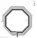 Fig. 13 - Asymmetric spiral inductor