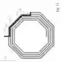 Fig. 15 - Asymmetric spiral inductor