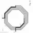Fig. 16 - Asymmetric spiral inductor