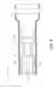 Fig. 12 - Coaxial connector with a locking member attached to the housing