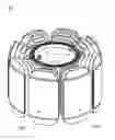 Fig. 01 - Rotor having a first core and a second core with protrusions and grooves coupling the cores to each other