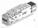 Fig. 01 - Electrical connector assembly equipped with heat pipe and additional heat sink