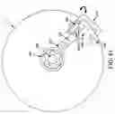 Fig. 52 - Gauge wheel and universal scraper for use with a conventional row planter assembly