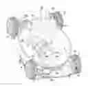 Fig. 01 - Walk power mower with transmission providing both forward and reverse propulsion