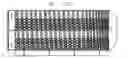 Fig. 01 - Universal threshing concave for an agricultural combine