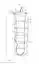 Fig. 02 - Compressible container for backpacking and method thereof