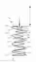 Fig. 01 - Coil-in-coil spring with variable loading response and mattresses including the same