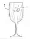Fig. 01 - Method for attachment of decorative pieces to glassware especially wineglasses