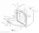Fig. 02 - Appliance door latch system with pre-latching catch alignment system