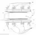 Fig. 01 - Artificial cervical and lumbar discs, disc plate insertion gun for performing sequential single plate intervertebral implantation enabling symmetric bi-disc plate alignment for interplate mobile core placement