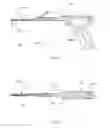 Fig. 17 - Artificial cervical and lumbar discs, disc plate insertion gun for performing sequential single plate intervertebral implantation enabling symmetric bi-disc plate alignment for interplate mobile core placement