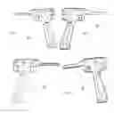 Fig. 24 - Artificial cervical and lumbar discs, disc plate insertion gun for performing sequential single plate intervertebral implantation enabling symmetric bi-disc plate alignment for interplate mobile core placement