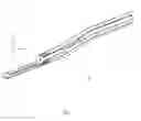 Fig. 31 - Artificial cervical and lumbar discs, disc plate insertion gun for performing sequential single plate intervertebral implantation enabling symmetric bi-disc plate alignment for interplate mobile core placement