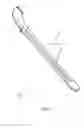 Fig. 32 - Artificial cervical and lumbar discs, disc plate insertion gun for performing sequential single plate intervertebral implantation enabling symmetric bi-disc plate alignment for interplate mobile core placement