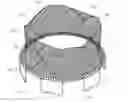 Fig. 01 - Low mass trampoline enclosure system