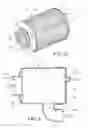 Fig. 04 - Filter element comprising two offset outlets in communication with filter inner space, as well| as corresponding housing