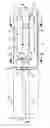 Fig. 01 - Rotary cutting tool with an internal cooling cavity