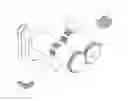 Fig. 01 - Device for fine embossing of packaging material with a set of embossing rolls of the male/female embossing type