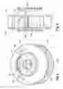 Fig. 03 - Turbojet engine with thrust take-up means on the inter-compressors case