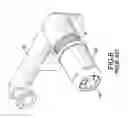 Fig. 07 - Wall-mounted water-controlling valve assembly