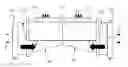 Fig. 01 - Modular adiabatic pre-cooling cassette with method of retrofit for horizontal air-cooled commercial refrigeration condensers
