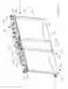 Fig. 03 - Lighting fixture with end plate slots and elongated heat sinks for retaining an edge-lit optical device