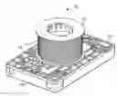 Fig. 01 - Cable spool re-orientation device for a wall box