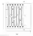 Fig. 09 - Semiconductor Chip Having Region Including Gate Electrode Features of Rectangular Shape on Gate Horizontal Grid and First-Metal Structures of Rectangular Shape on First-Metal Vertical Grid