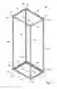 Fig. 02 - Frame profile for a frame rack of a switch cabinet, and a corresponding frame rack