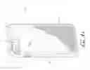 Fig. 02 - Electronic device case with sealed liquid-containing chamber and heterogeneous liquid mixture display