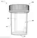 Fig. 01 - Container and cap for a biological specimen