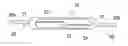 Fig. 01 - Wire for reed switch, reed piece for reed switch, and reed switch