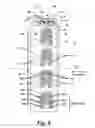 Fig. 09 - Circumferential seal with bifurcated flow along multi-axis stepped grooves