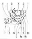 Fig. 01 - Parking lock device for a motor vehicle